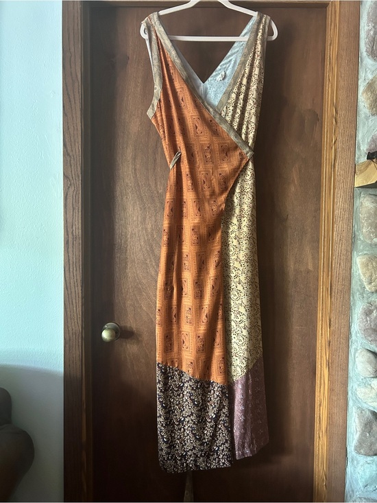 Anthropologie Dresses & Skirts - Silky Wrap Maxi Jumpsuit size Large